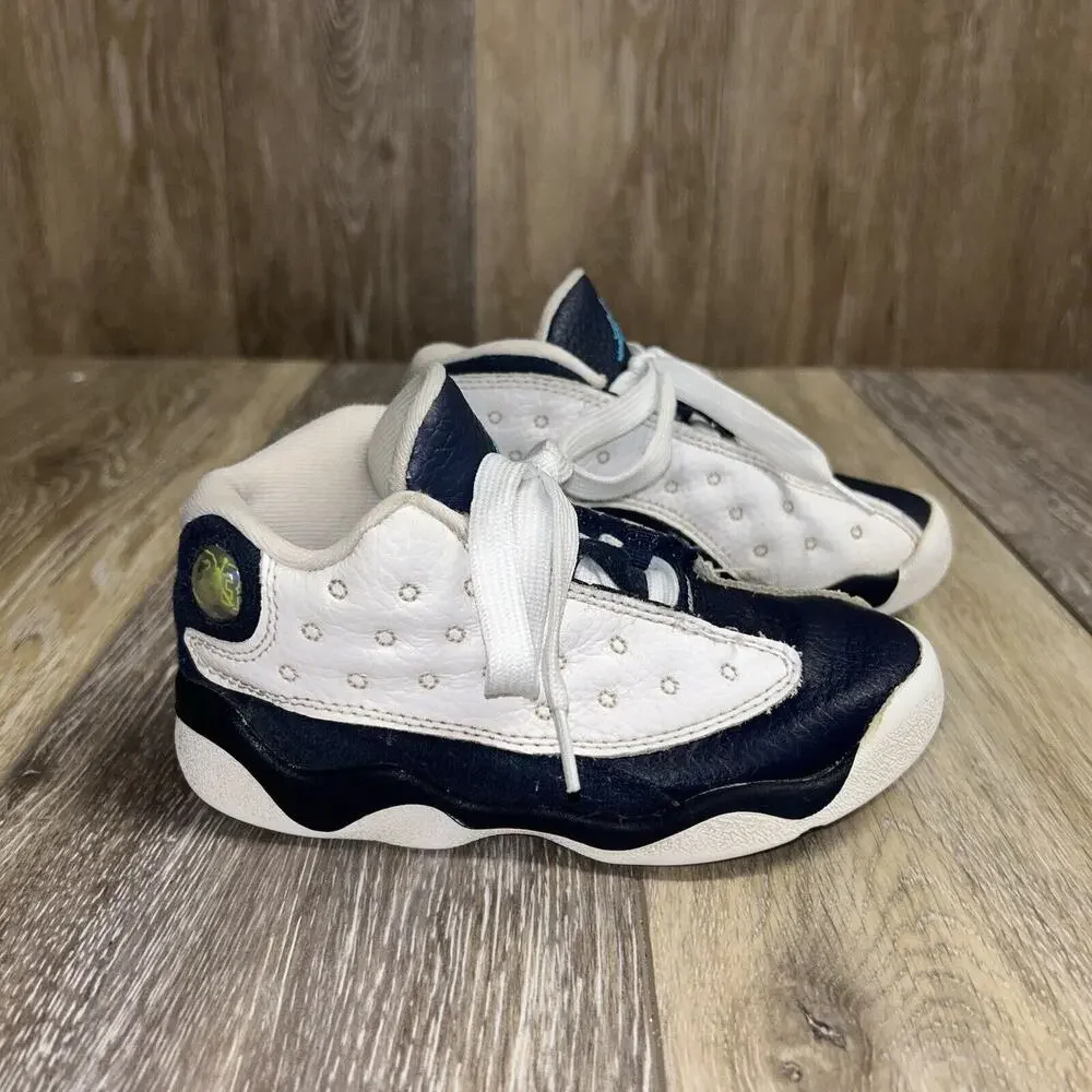 Nike Air Jordan 13 Retro Obsidian Blue White DJ3004-144 Toddler Youth Size 9C